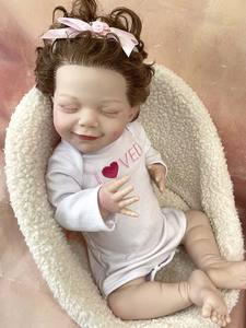 Dot Corazon Cabello Enraizado Mano, bentuk mahkota hidup Bzdoll puting lembut Mini modis boneka dibuat kembali - Product Image 6