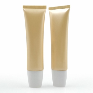 Tubo Plano de Plástico PE de 50 ml Personalizable, Tubo Puntiagudo Amarillo Claro para Crema BB, Crema para el Acné, Esencia, Gel, Ungüento - Product Image 6