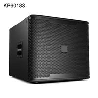 KP6018S Subwoofer Pasivo de 18 Pulgadas, 900W de Alta Potencia, Altavoz PA con Reflector de Graves para Karaoke, KTV, Club, Bar, Instalación de Sonido en Vivo