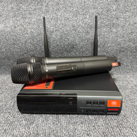 Mikrofon Nirkabel URX9900 Satu-ke-dua untuk Rumah Tangga, U-band Infrared FM, Khusus Perdagangan Luar Negeri, Bentuk Hati