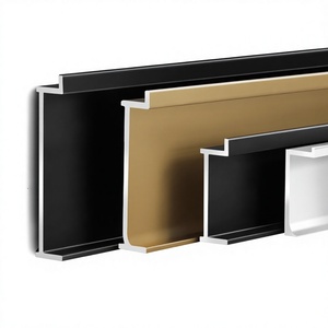 Plinthe en alliage d'aluminium incrustée, 2 cm/4 cm, avec placage bois encastré, <span class=keywords><strong>lambris</strong></span> dissimulé, finition d'angle cachée, style américain - Product Image 1