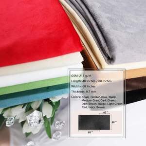 Stable Color Black Velvet Wrinkle Resistant Textile For Home Decoration Cushion Dress Garment Wholesale - Product Image 6