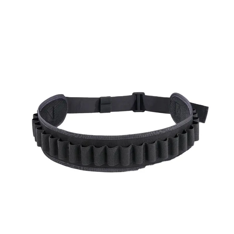 Outdoor sports tactical bullet belt 24 hole bulk bullet belt shooting bullet belt