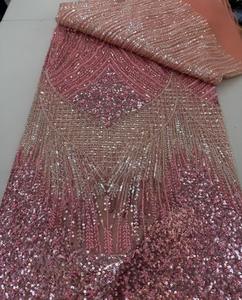 <span class=keywords><strong>2026</strong></span> בגדי תחרה לשנה החדשה 5 מטרים תחרה צרפתית באיכות גבוהה עם פאייטים חומרי תחרה לנשים - Product Image 3