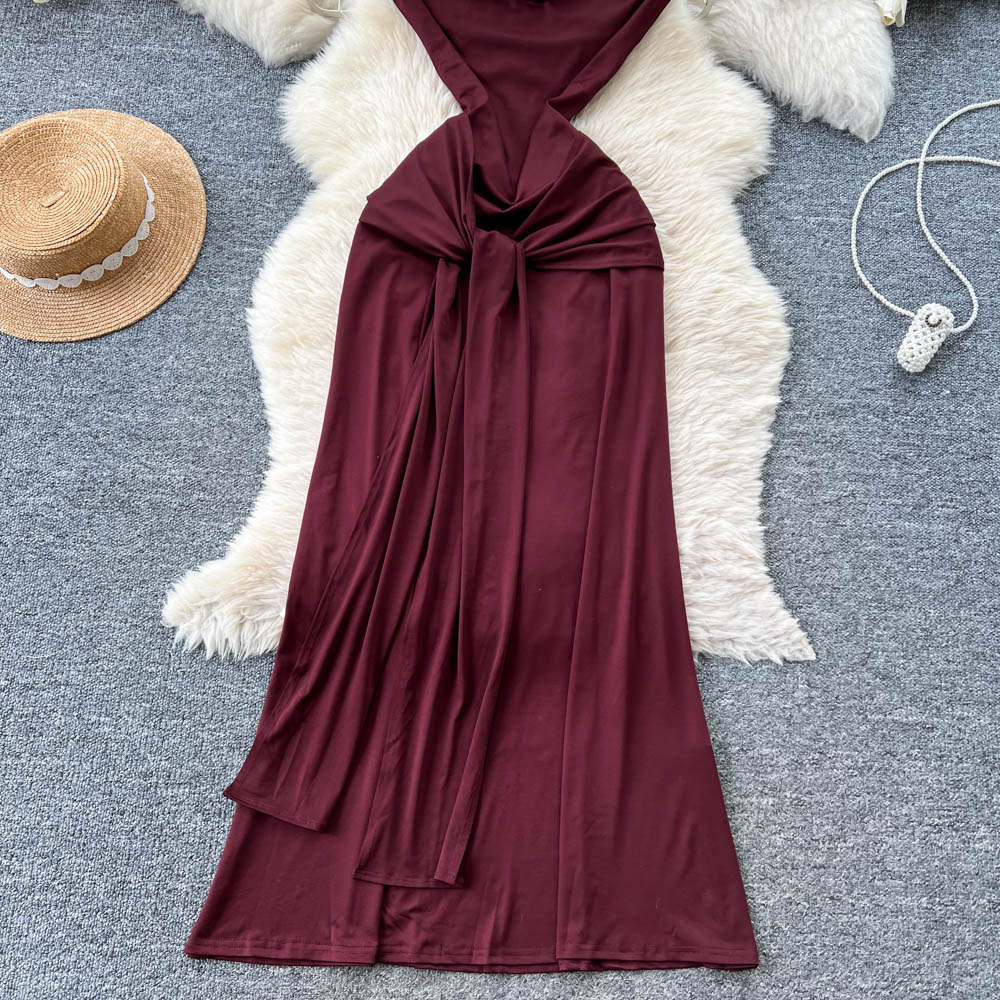 ladies denim maxi dress Trendy Medium Wash Denim Maxi Dress | Cute Women's Dresses