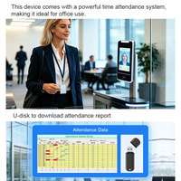 Control de Acceso Biométrico con Reconocimiento Facial 3D, Control de Acceso Inteligente para Puertas, WiFi Tuya, Registro de Asistencia, Intercomunicador de Audio y Video Bidireccional