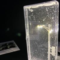Veilleuse 3D DIY Flocon de Neige, Scène de Rue Hivernale, Lampe de Bureau Effet Neige