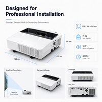 Projecteur laser à ultra courte focale WUXGA 3LCD de 5500 lumens pour salles de classe et éducation