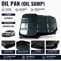 Coppa dell'Olio Motore Expert per Mercedes-Benz, Codice OE 1232700412, Protezione Motore con Serbatoio ad Alta Capacità, Progettata con Precisione