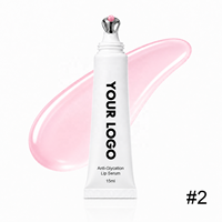 Baume à lèvres brillant, gloss à lèvres longue tenue, hydratant, gloss à lèvres, 15 ml, soin des lèvres, vegan, anti-glycation, sérum pour les lèvres, 5 couleurs