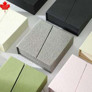 Boîte cadeau carrée magnétique à double ouverture LAIRE pour emballage <span class=keywords><strong>de</strong></span> bijoux, bracelet, bague, collier - Vente en gros - Product Image 4