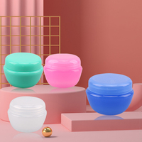 5g 10g 20g 30g vente en gros Pots vides de crème pour le visage Pots multicolores boîte à champignons en plastique crème cosmétiques bouteilles rechargeables