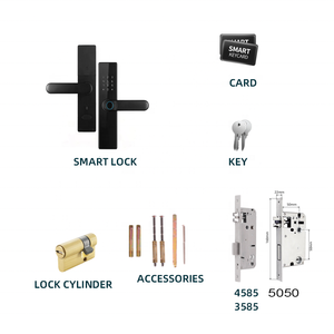 أقفال ذكية رقمية جديدة من ماتر تويا تعمل بتقنية واي فاي ومتوافقة مع أبل هوم كيت وأليكسا، مع التحكم التلقائي وبصمة الإصبع وكلمة المرور والكاميرا وجرس الباب بدون مفتاح - Product Image 2