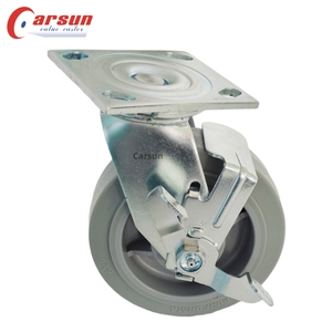 Rodízio Roda Fornecedor 200mm Industrial Rodízios De Borracha Termoplástica - Product Image 2