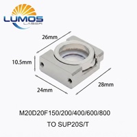 Optiques en silice fondue D16 D20, lentilles de collimation et de focalisation pour têtes de soudage laser portables SUP20 Sup21 Sup23 QILIN Raytools