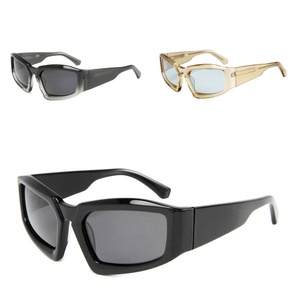 Lunettes de soleil tendance de haute qualité pour femmes, lunettes de soleil de luxe de créateurs, polarisées, UV, Y2k, œil de chat, hommes, logo personnalisé épais, technologie acétate - Product Image 3