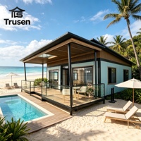Casa Ecológica de Diseño Personalizado de Fábrica, Extensible, Anti-Sísmica, Plegable, Portátil, con Energía Solar