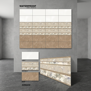 Carreaux muraux de haute qualité 12x24 à motif floral, encre numérique émaillée, 300x600mm, antidérapants pour extérieur, hall, intérieur, salle de bain, centre commercial - Product Image 2