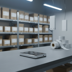 Промышленный компактный UHF <span class=keywords><strong>RFID</strong></span>-считыватель с интегрированной антенной, быстрым распознаванием, поддержкой нескольких меток, защитой от столкновений, для инвентаризации на складе - Product Image 1