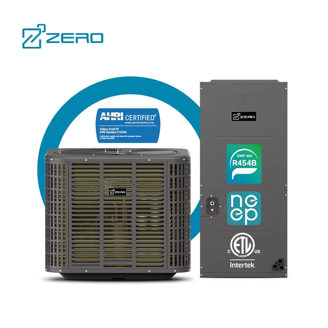 ZERO R454b New ECO Technology Top Discharge Condenser Air Conditioner On/off and High-Performance Air Handler Unit