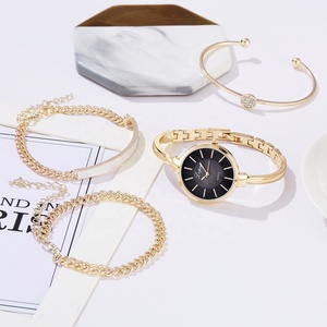 Montre à échelle exquise, ensemble de bracelets en chaîne, lvpai, simple, compact, en alliage, cadeau pour femmes - Product Image 6