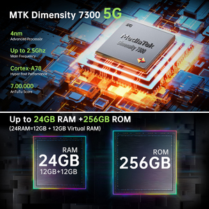 โทรศัพท์พกพาขนาด 5 นิ้ว 5G มินิสมาร์ทโฟน Android 14 12GB 256GB กล้องคู่ 100MP NFC พกพาสะดวก Unihertz Jelly Max - Product Image 6