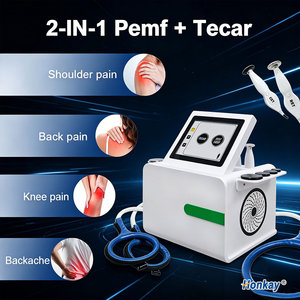 Máquina de Terapia <span class=keywords><strong>Tecar</strong></span> y PEMF con Pantalla Táctil de 8 Pulgadas, Certificada por la CE, para Reparación Muscular Animal, 2 en 1, para Caballos - Product Image 1