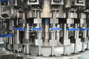 Sheenstar trọng lực phụ 10000bph 500ml 1L chai có ga uống điền máy nước tự động điền máy đóng gói - Product Image 3