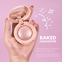 Palette de maquillage personnalisée pour le visage : Poudre illuminatrice, poudre scintillante, contouring, végane, pressée, marque privée