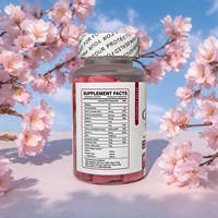 Bonbons gélifiés bon marché pour femmes, beauté et éclat, à la fraise, supplément alimentaire en forme d'ours, au glutathion et au collagène naturel, pour le blanchiment de la peau