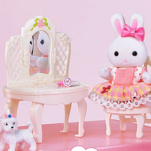 2025 filles nouvelle maison de jeu jouer lapin maison de poupée jouets Mini Double pont <span class=keywords><strong>lit</strong></span> semblant jouer lapin maison accessoires jouets - Product Image 3