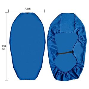 Housses de siège de voiture <span class=keywords><strong>avant</strong></span> automatique personnalisées de haute qualité universelles pour Nissan Kia BYD Logo en polyester bleu rouge un sac de Protection inclus - Product Image 4