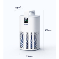 OEM ODM Purificateur d'air domestique commercial intelligent en métal H13 H14 Filtre compact à charbon actif HEPA Alimentation électrique pour usage domestique