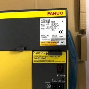 A06b-6140-h030 ไดรฟ์ใหม่เอี่ยม ขายส่งของแท้จาก Fanuc พร้อมการรับประกันหนึ่งปี ใหม่แกะกล่อง ระบบอัตโนมัติอุตสาหกรรมแบบตั้งโปรแกรมได้ - Product Image 1