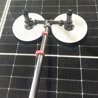 Nettoyeur de panneaux solaires SUNNOVA N2 480W BLDC à double tête, efficacité 20% supérieure, machine de nettoyage PV