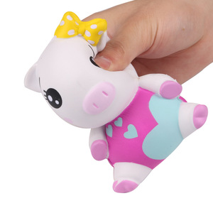PU Cartoon Pig Toy Soft <b>Squishy</b> Animal Figurine Decorative Gift - Product Image 5