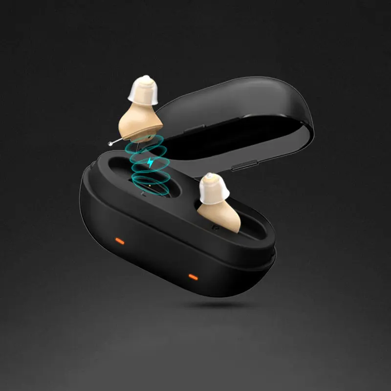 China Min Deaf Nano Otc Hörgerät Ohr gerät Cic Empfänger Geräte Wiederauf lad bares Produkt High Class 10 Kanal Hörgerät