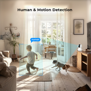 Moniteur bébé sans fil 2MP avec audio bidirectionnel, caméra de sécurité intérieure panoramique à 360° avec détection des pleurs du bébé via la caméra Wifi ICSEE - Product Image 3