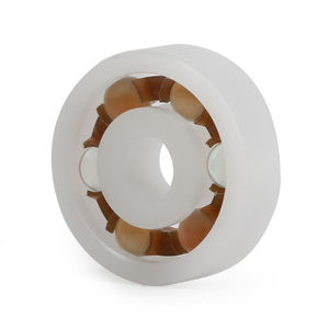 Rodamiento de Bolas de Ranura Profunda 6007 35x62x14mm, Rodamiento de Bolas de Plástico POM con Jaula de Nylon y Bolas de Vidrio para Procesamiento de Alimentos - Product Image 2