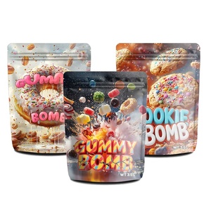 Sacchetto in Plastica Mylar con Chiusura a Zip Personalizzato con Logo, 1oz 28g / <span class=keywords><strong>7</strong></span> <span class=keywords><strong>Grammi</strong></span> / 4x5 Pollici 3,5 g, per Caramelle, Biscotti, Gelato, Antiodore - Product Image 1