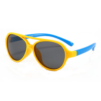 Offre Spéciale haute qualité silicone enfants lunettes de soleil enfants lunettes de soleil polarisées bébé lunettes de soleil garçon