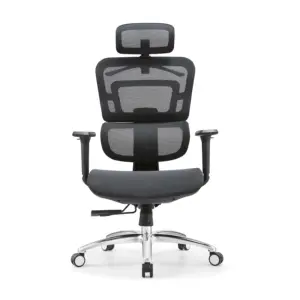 Chaises de bureau ergonomiques de luxe Cadeira Executiva Boss Vente en gros de chaises pivotantes modernes en fer à repasser avec 3 mécanismes de verrouillage