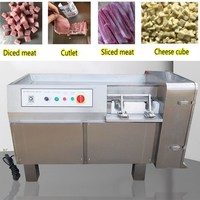 Trancheuse de légumes en acier inoxydable Dicer Poulet Cube Cutter Fromage Dicer Machine Machine de découpe de viande