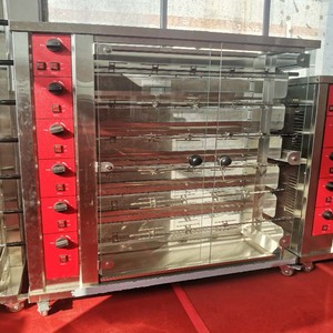 Nouveau Rôtissoire à Poulet Automatique Vigevr à <span class=keywords><strong>6</strong></span> Broches avec Contrôle Indépendant, Four à Gaz pour Rôtir le Poulet, Machine à Cuire le Poulet - Product Image 5