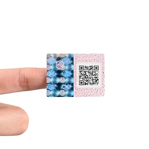 Tùy chỉnh chống giả mạo 3D QR giả mạo chống thấm nước chống thấm dầu tổng hợp giấy dính nhãn an ninh với in ống đồng - Product Image 1