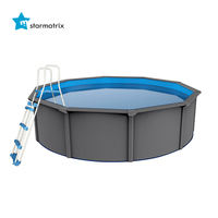 STAR MATRIX 18ft X 48 \ "Oberirdischer Pool für Erwachsene Kinder Langlebige Stahl wand komponenten OEM ODM akzeptiert