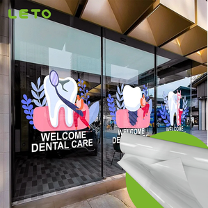 <span class=keywords><strong>Film</strong></span> électrostatique transparent imprimable statique s'accrochent sans colle pour la publicité sur les murs rideaux en verre - Product Image 1