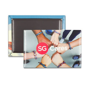 Suministros de imán para nevera diseño personalizado forma de guitarra redonda Bandera de Irán recuerdo Qatar viaje de lujo recuerdo imán de nevera - Product Image 1