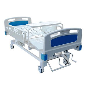 Équipement d'hôpital manuel, dispositif à télécommande centrale, 2 pédalier, lit d'hôpital, manuel - Product Image 1