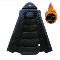 Blouson Bomber Long en Coton Personnalisable avec Logo, Résistant au Vent et Imperméable, Idéal pour les Sports de Plein Air, l'Entraînement, Chaud pour l'Hiver, Style Streetwear Fin et Tendance